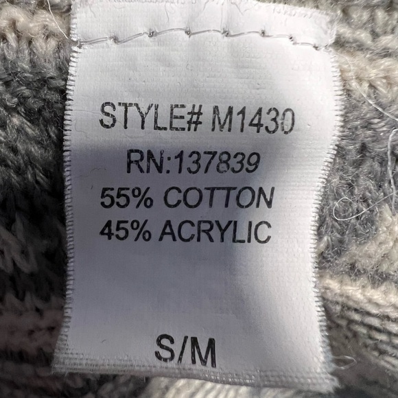 DREAMERS Gray Mint Aztec Southwestern Santa Fe Waterfall Open Cardigan sz Small - Picture 12 of 13